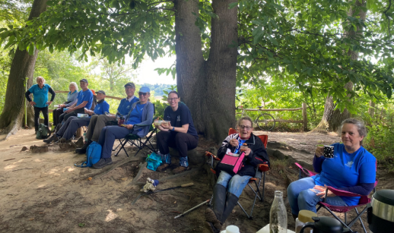 Group of countryside volunteers