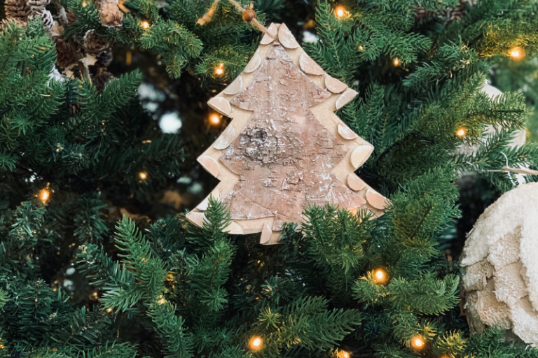 Christmas decoration on a Christmas tree
