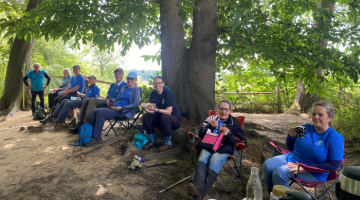 Group of countryside volunteers
