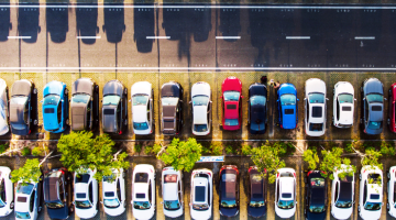 Car park from above