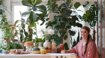 Guest speaker Author Olia Hercules at Royston Pike talks 